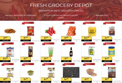 Fresh Grocery Depot Flyer May 30 to June 5