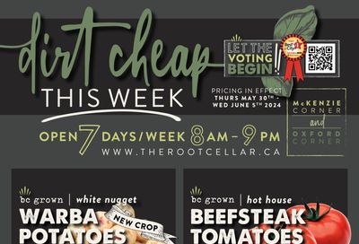 The Root Cellar Flyer May 30 to June 5