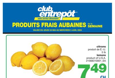 Wholesale Club (QC) Fresh Deals of the Week Flyer May 30 to June 5