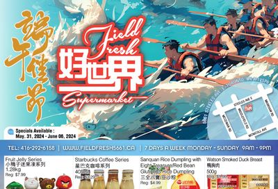 Field Fresh Supermarket Flyer May 31 to June 6