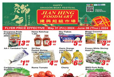 Jian Hing Foodmart (Scarborough) Flyer May 31 to June 6