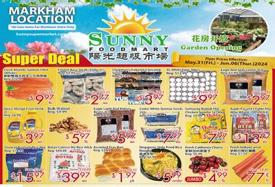 Sunny Foodmart (Markham) Flyer May 31 to June 6