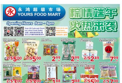 Yours Food Mart Flyer May 31 to June 6