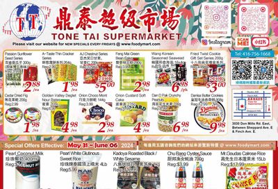 Tone Tai Supermarket Flyer May 31 to June 6