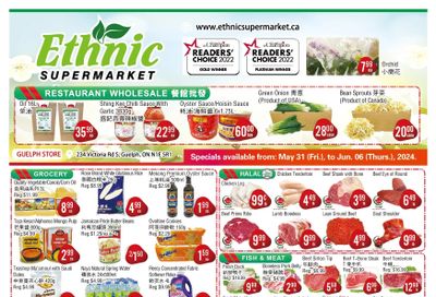 Ethnic Supermarket (Guelph) Flyer May 31 to June 6