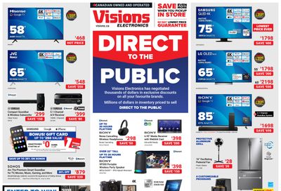Visions Electronics Flyer May 31 to June 6