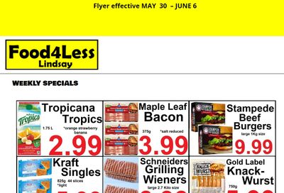 Food 4 Less (Lindsay) Flyer May 31 to June 6