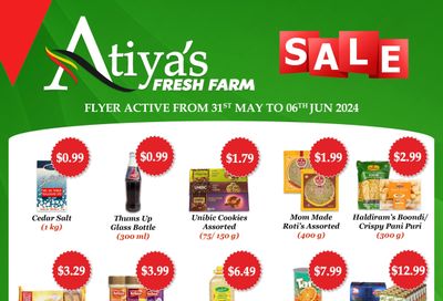 Atiya's Fresh Farm Flyer May 31 to June 6
