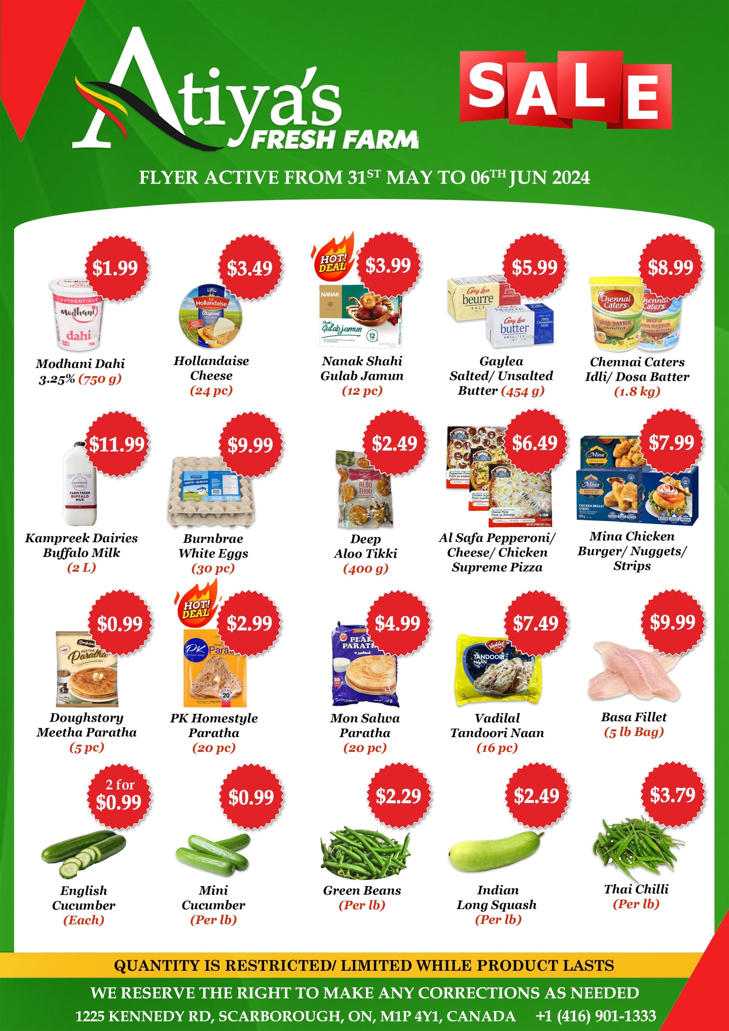 Atiya's Fresh Farm Flyer May 31 to June 6