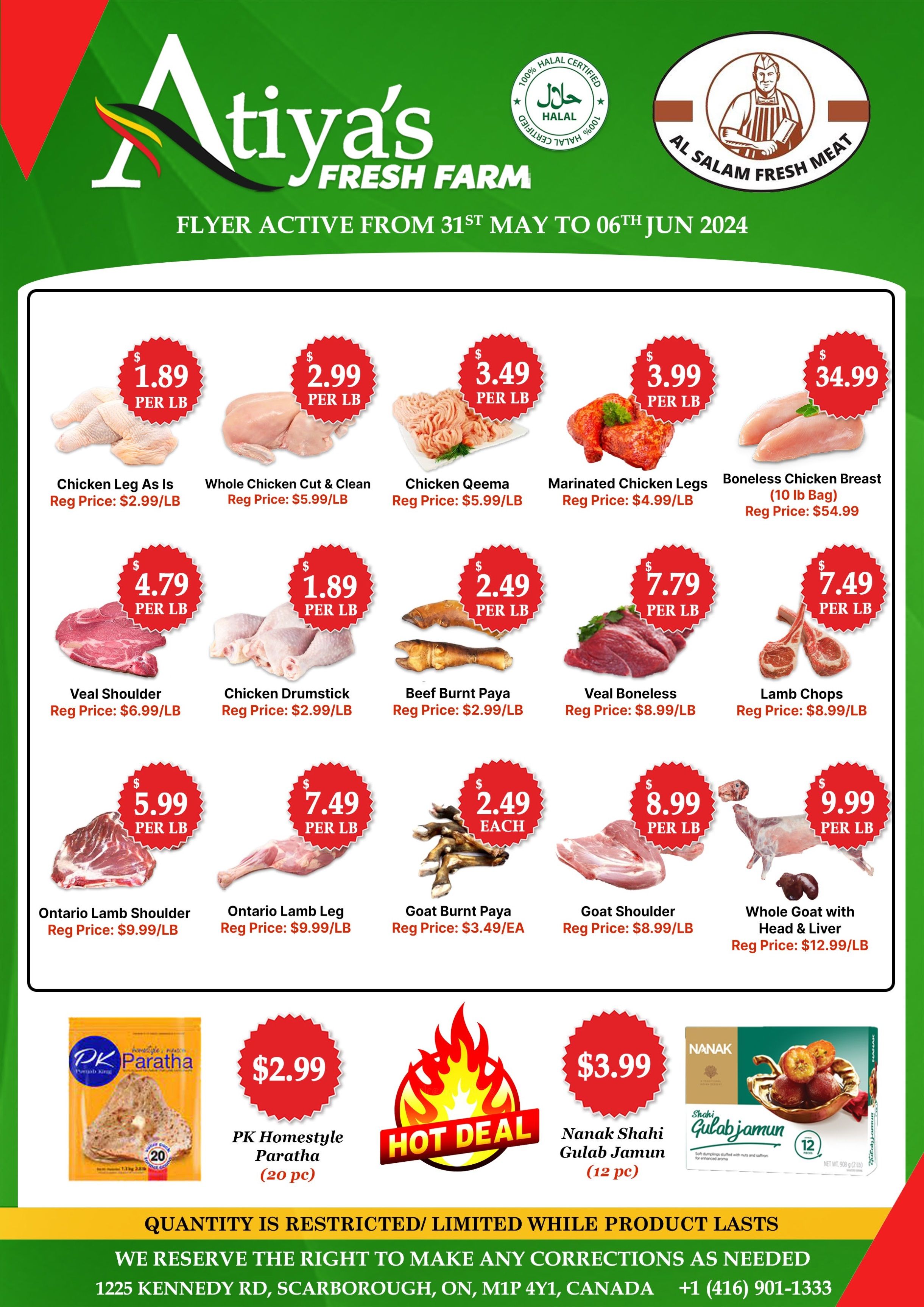 Atiya's Fresh Farm Flyer May 31 to June 6