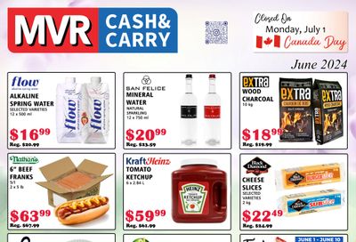 MVR Cash and Carry Flyer June 1 to 30