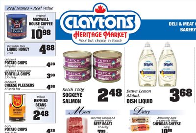 Claytons Heritage Market Flyer May 31 to June 6
