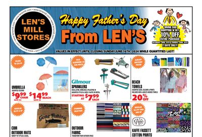 Len's Mill Stores Flyer June 3 to 16