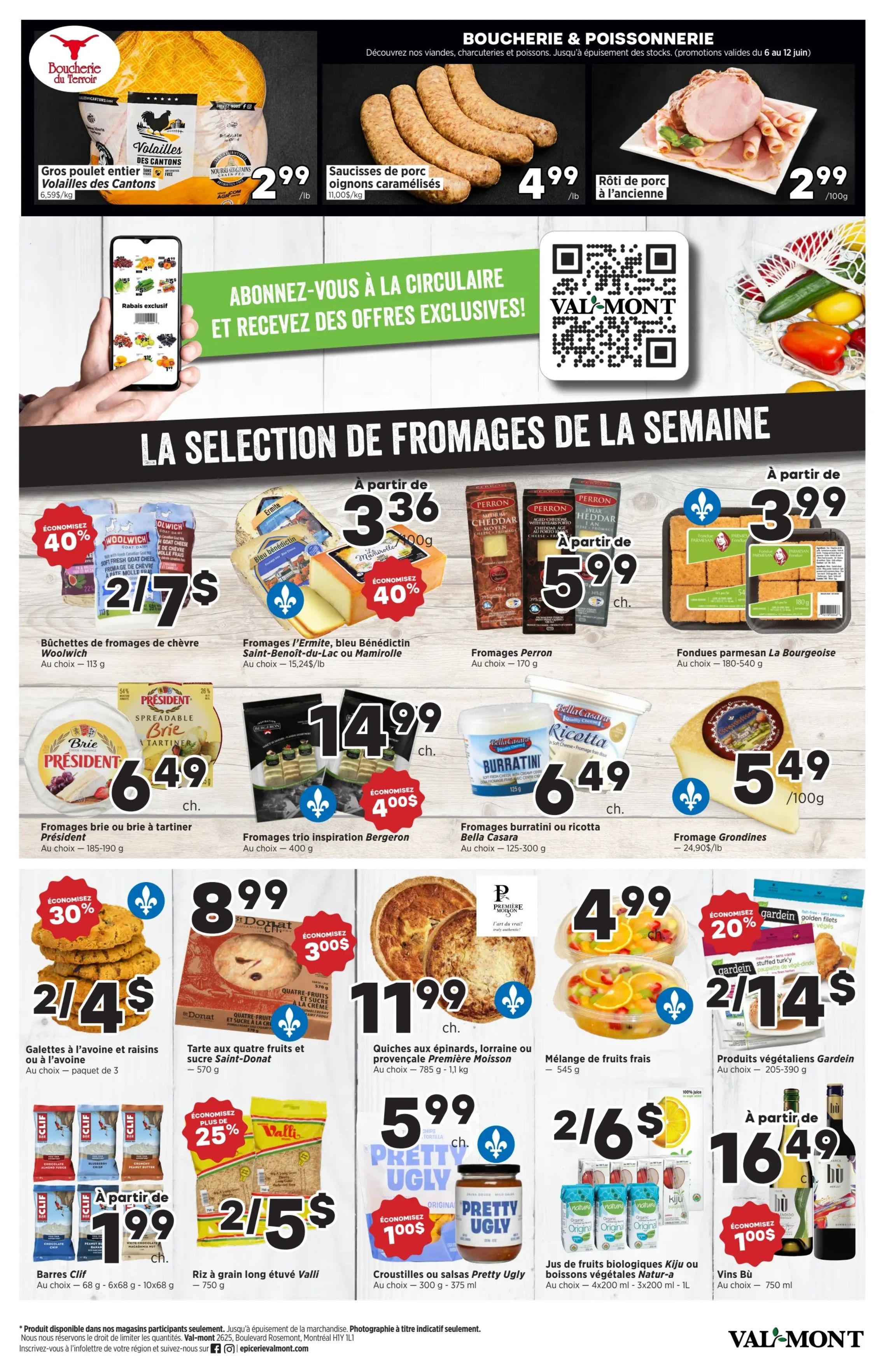 Val-Mont Flyer June 6 to 12
