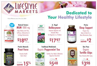 Lifestyle Markets Flyer June 5 to 23