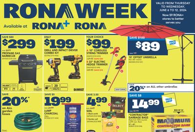 Rona & Rona+ (West) Flyer June 6 to 12