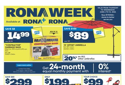 Rona & Rona+ (ON) Flyer June 6 to 12