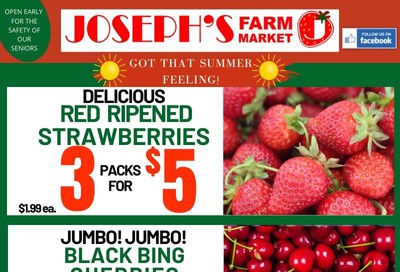 Joseph's Farm Market Flyer June 3 to 8