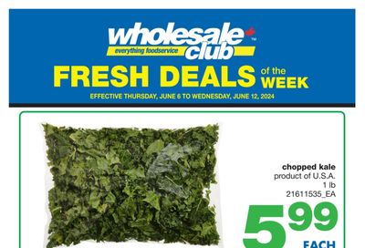 Wholesale Club (ON) Fresh Deals of the Week Flyer June 6 to 12