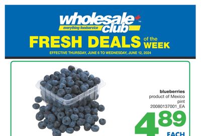 Wholesale Club (Atlantic) Fresh Deals of the Week Flyer June 6 to 12