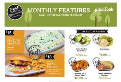 Pitchfork Market + Kitchen Monthly Flyer June 1 to 30