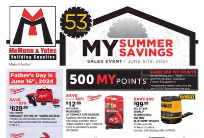 McMunn & Yates Building Supplies Flyer June 6 to 19