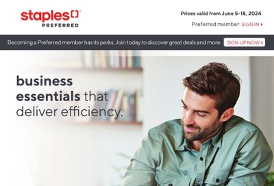 Staples Business Flyer June 5 to 18