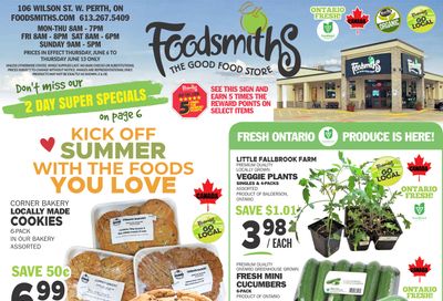 Foodsmiths Flyer June 6 to 13