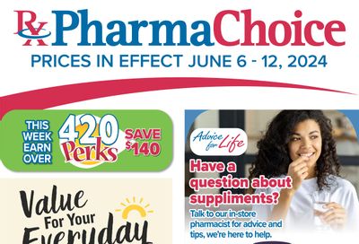 PharmaChoice (BC, AB, SK & MB) Flyer June 6 to 12