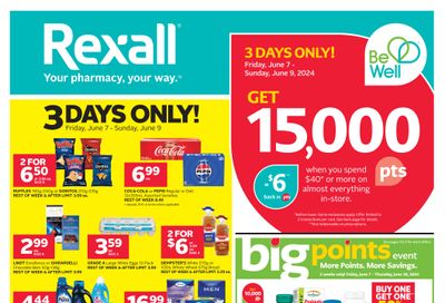 Rexall (AB, SK & MB) Flyer June 7 to 13