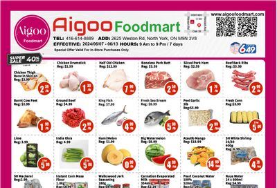 Aigoo Foodmart Flyer June 7 to 13