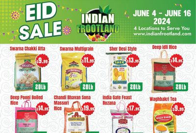 Indian Frootland Flyer June 4 to 16