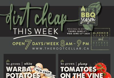 The Root Cellar Flyer June 6 to 12