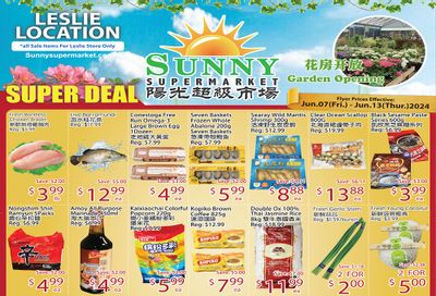 Sunny Supermarket (Leslie) Flyer June 7 to 13