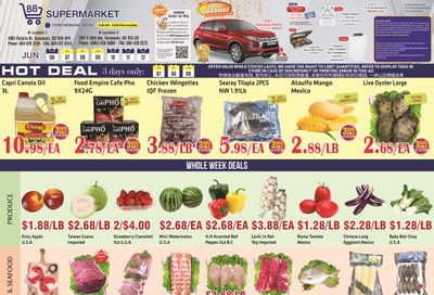 88 Supermarket Flyer June 6 to 12