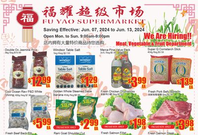 Fu Yao Supermarket Flyer June 7 to 13