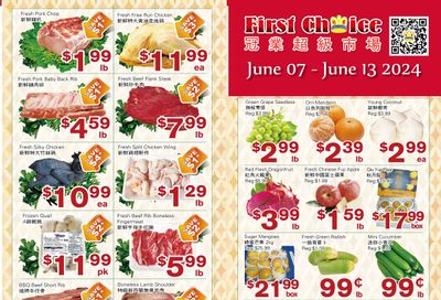 First Choice Supermarket Flyer June 7 to 13