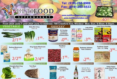 MultiFood Supermarket Flyer June 7 to 13