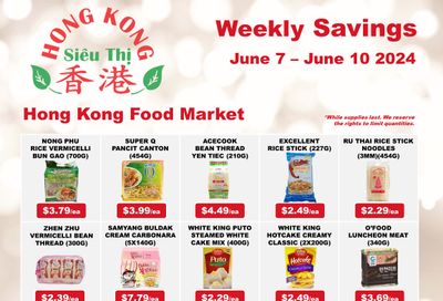 Hong Kong Food Market Flyer June 7 to 10