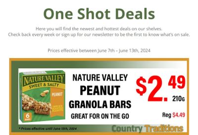 Country Traditions One-Shot Deals Flyer June 7 to 13