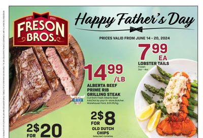 Freson Bros. Flyer June 14 to 20