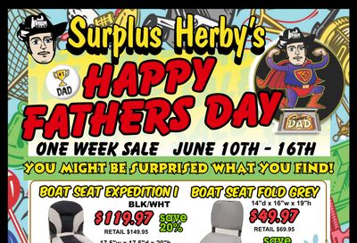 Surplus Herby's Flyer June 10 to 16