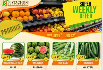 Pistachios Supermarket Flyer June 6 to 12