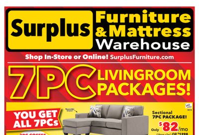 Surplus Furniture & Mattress Warehouse (Winnipeg) Flyer June 10 to 23