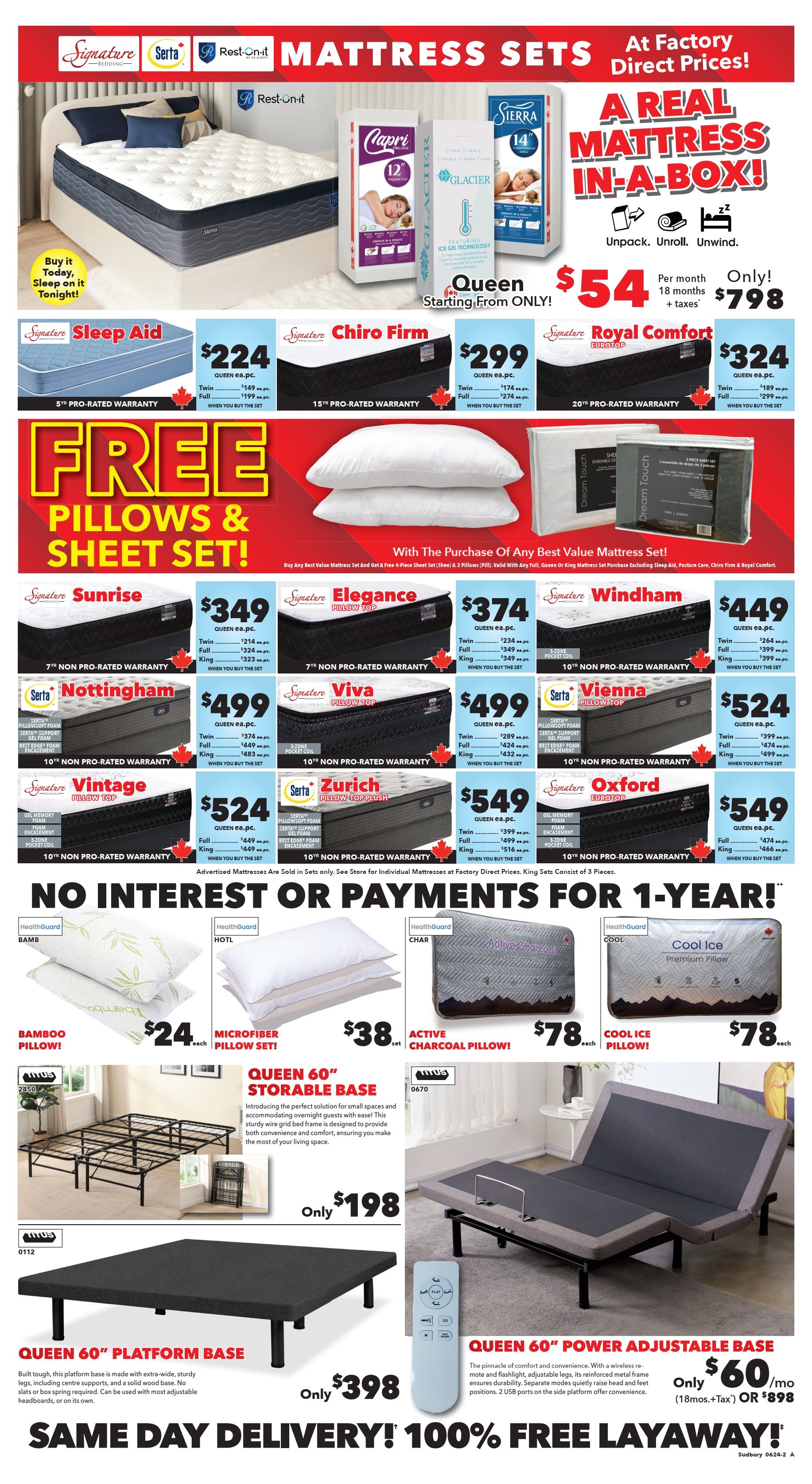 Surplus Furniture & Mattress Warehouse (Sudbury) Flyer June 10 to 23