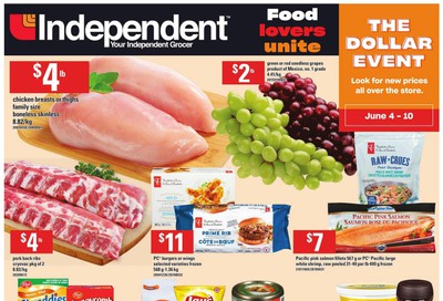 Independent Grocer (Atlantic) Flyer June 4 to 10