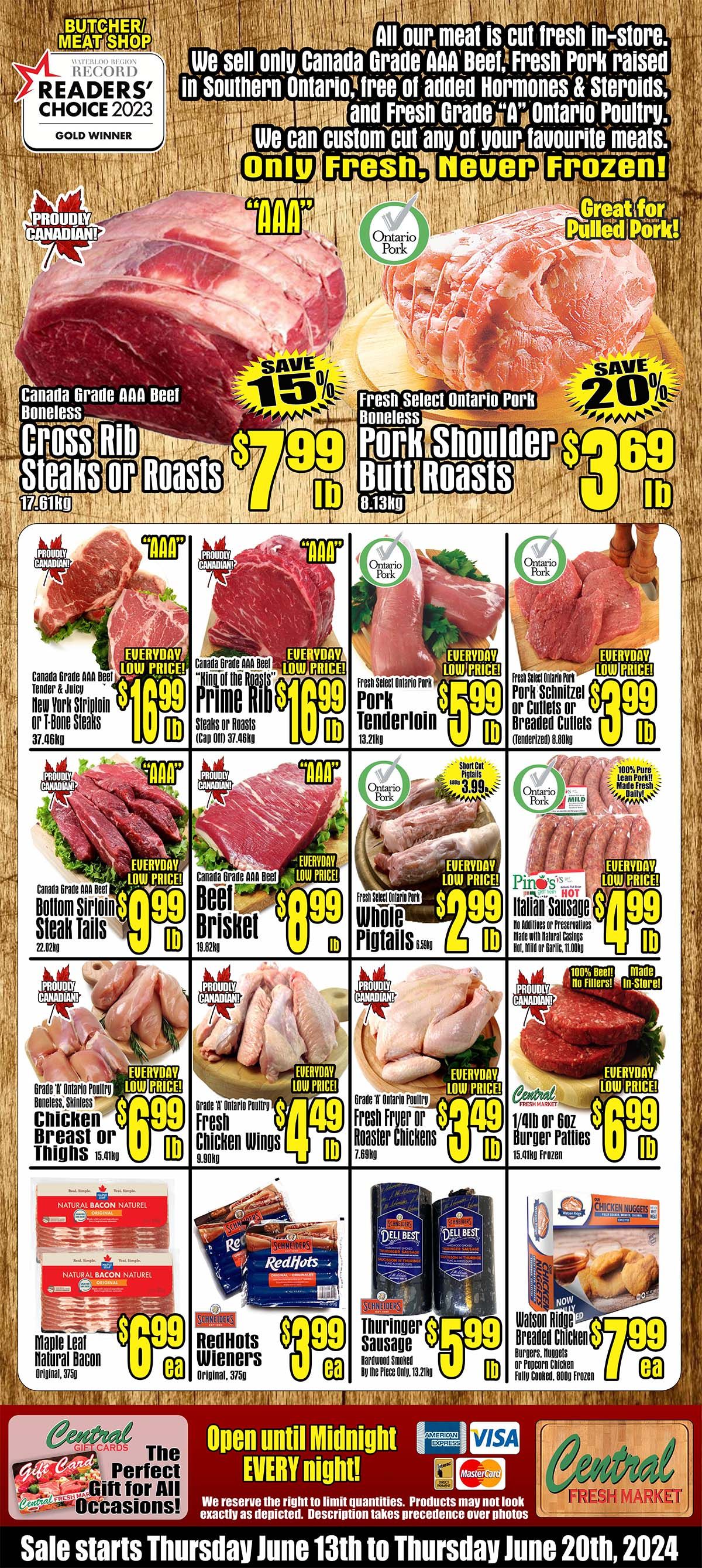 Central Fresh Market Flyer June 13 to 19