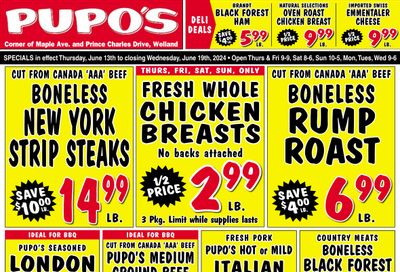 Pupo's Food Market Flyer June 13 to 19