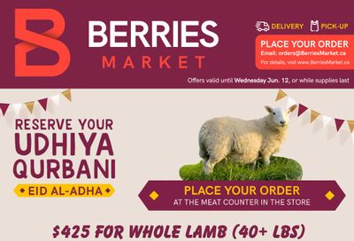 Berries Market Flyer June 11 and 12
