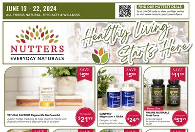 Nutters Everyday Naturals Flyer June 13 to 22